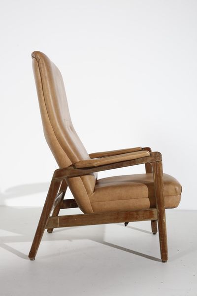 BRUK ARNESTAD : attribuito. Coppia di poltrone per Cassina  - Asta Asta 378 | DESIGN E ARTI DECORATIVE DEL NOVECENTO - DESIGN Online - Associazione Nazionale - Case d'Asta italiane