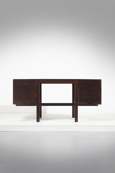 BREUER MARCEL LAJOS (1902 - 1981) : Scrivania Canaan per Gavina  - Asta Asta 378 | DESIGN E ARTI DECORATIVE DEL NOVECENTO - DESIGN Online - Associazione Nazionale - Case d'Asta italiane