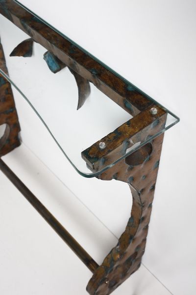 LONGOBARD VERONA : Consolle con specchio  - Asta Asta 378 | DESIGN E ARTI DECORATIVE DEL NOVECENTO - DESIGN Online - Associazione Nazionale - Case d'Asta italiane