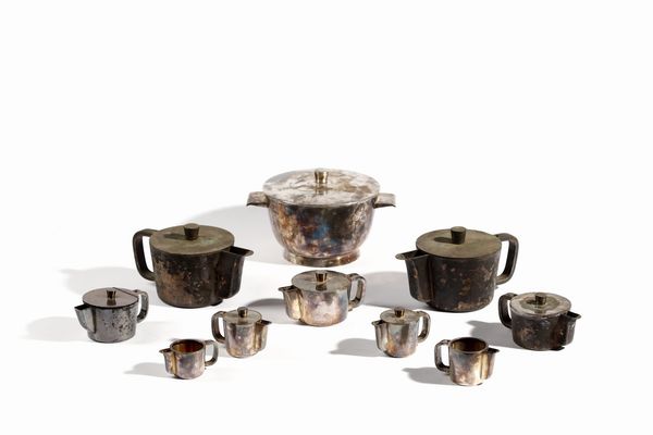 PONTI GIO (1891 - 1979) : Servizio da 10  pezzi per Krupp  - Asta Asta 378 | DESIGN E ARTI DECORATIVE DEL NOVECENTO - DESIGN Online - Associazione Nazionale - Case d'Asta italiane