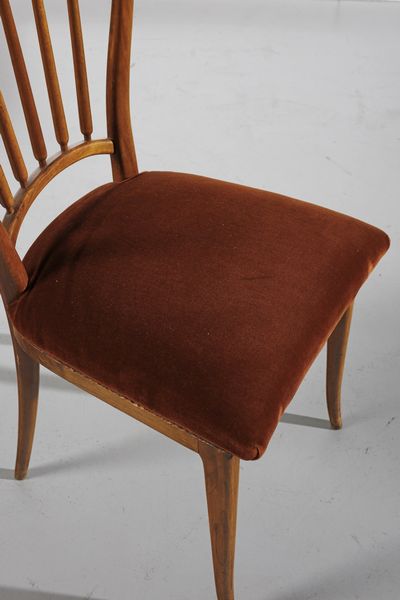 BEGA MELCHIORRE (1898 - 1976) : nello stile di. Sei sedie  - Asta Asta 378 | DESIGN E ARTI DECORATIVE DEL NOVECENTO - DESIGN Online - Associazione Nazionale - Case d'Asta italiane