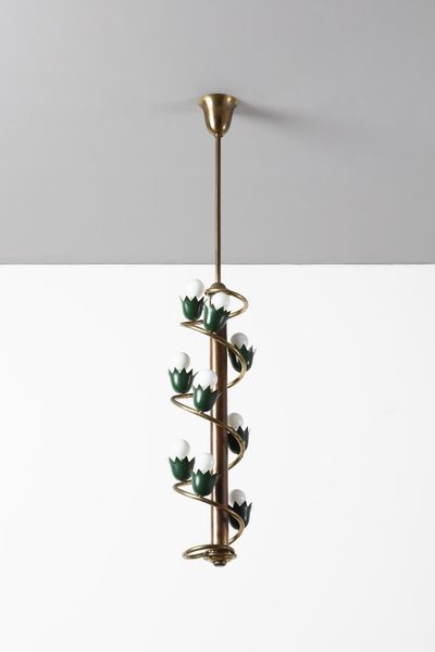 CHIESA PIETRO (1892 - 1948) : attribuito. Lampada a sospensione  - Asta Asta 378 | DESIGN E ARTI DECORATIVE DEL NOVECENTO - DESIGN Online - Associazione Nazionale - Case d'Asta italiane