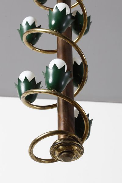 CHIESA PIETRO (1892 - 1948) : attribuito. Lampada a sospensione  - Asta Asta 378 | DESIGN E ARTI DECORATIVE DEL NOVECENTO - DESIGN Online - Associazione Nazionale - Case d'Asta italiane