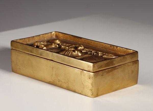 POMODORO ARNALDO (n. 1926) : Scatola in bronzo per Galleria II Sestante  - Asta Asta 378 | DESIGN E ARTI DECORATIVE DEL NOVECENTO - DESIGN Online - Associazione Nazionale - Case d'Asta italiane