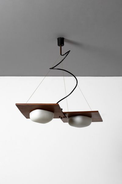 REGGIANI GOFFREDO (n. 1929) : Lampada a sospensione  - Asta Asta 378 | DESIGN E ARTI DECORATIVE DEL NOVECENTO - DESIGN Online - Associazione Nazionale - Case d'Asta italiane