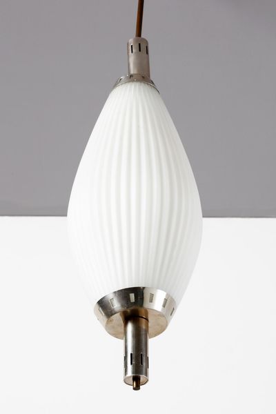 LELII ANGELO (1911 - 1979) : attribuito. Lampada a sospensione per Arredoluce  - Asta Asta 378 | DESIGN E ARTI DECORATIVE DEL NOVECENTO - DESIGN Online - Associazione Nazionale - Case d'Asta italiane