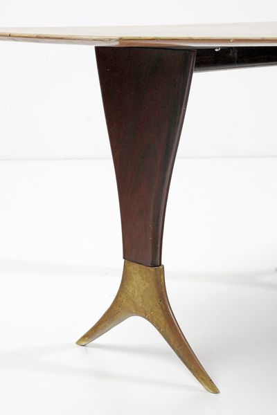ULRICH GUGLIELMO (1904 - 1977) : attribuito. Tavolo basso  - Asta Asta 378 | DESIGN E ARTI DECORATIVE DEL NOVECENTO - DESIGN Online - Associazione Nazionale - Case d'Asta italiane