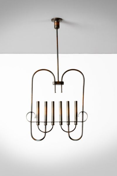 ULRICH GUGLIELMO (1904 - 1977) : Lampada a sospensione per Manifattura Strada, Milano  - Asta Asta 378 | DESIGN E ARTI DECORATIVE DEL NOVECENTO - DESIGN Online - Associazione Nazionale - Case d'Asta italiane