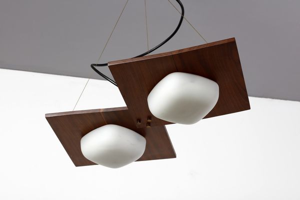 REGGIANI GOFFREDO (n. 1929) : Lampada a sospensione  - Asta Asta 378 | DESIGN E ARTI DECORATIVE DEL NOVECENTO - DESIGN Online - Associazione Nazionale - Case d'Asta italiane