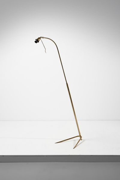 KALMAR JULIUS THEODOR  (1884 - 1968) : attribuito. Lampada da terra  - Asta Asta 378 | DESIGN E ARTI DECORATIVE DEL NOVECENTO - DESIGN Online - Associazione Nazionale - Case d'Asta italiane