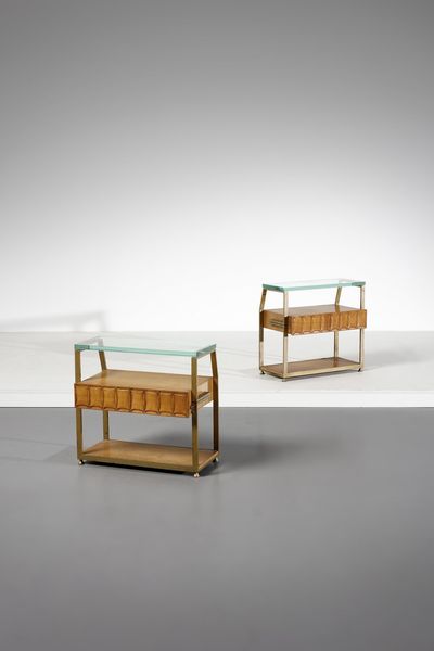 LA PERMANENTE MOBILI CANT� : Coppia di comodini  - Asta Asta 378 | DESIGN E ARTI DECORATIVE DEL NOVECENTO - DESIGN Online - Associazione Nazionale - Case d'Asta italiane