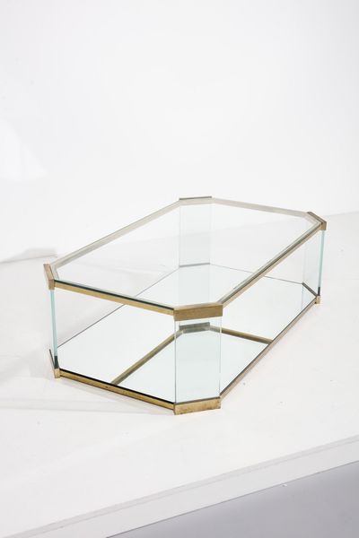 REGA ROMEO (1925 - 1984) : nello stile di. Tavolo basso da salotto  - Asta Asta 378 | DESIGN E ARTI DECORATIVE DEL NOVECENTO - DESIGN Online - Associazione Nazionale - Case d'Asta italiane