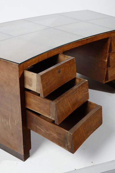 REGGIORI FERDINANDO (1898 - 1976) : Scrivania  - Asta Asta 378 | DESIGN E ARTI DECORATIVE DEL NOVECENTO - DESIGN Online - Associazione Nazionale - Case d'Asta italiane