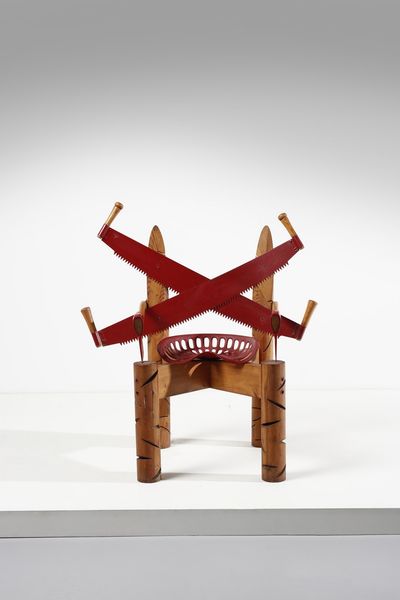 V. BONDARENKO : Poltrona scultura  - Asta Asta 378 | DESIGN E ARTI DECORATIVE DEL NOVECENTO - DESIGN Online - Associazione Nazionale - Case d'Asta italiane