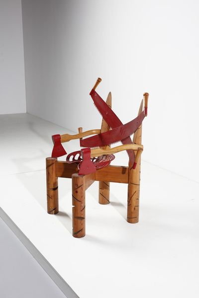 V. BONDARENKO : Poltrona scultura  - Asta Asta 378 | DESIGN E ARTI DECORATIVE DEL NOVECENTO - DESIGN Online - Associazione Nazionale - Case d'Asta italiane