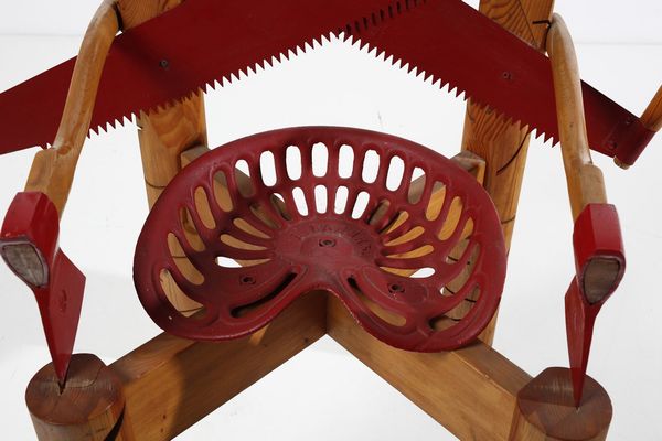 V. BONDARENKO : Poltrona scultura  - Asta Asta 378 | DESIGN E ARTI DECORATIVE DEL NOVECENTO - DESIGN Online - Associazione Nazionale - Case d'Asta italiane