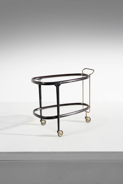 LACCA CESARE (n. 1929) : Carrello  - Asta Asta 378 | DESIGN E ARTI DECORATIVE DEL NOVECENTO - DESIGN Online - Associazione Nazionale - Case d'Asta italiane