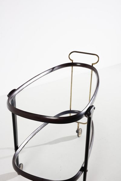 LACCA CESARE (n. 1929) : Carrello  - Asta Asta 378 | DESIGN E ARTI DECORATIVE DEL NOVECENTO - DESIGN Online - Associazione Nazionale - Case d'Asta italiane