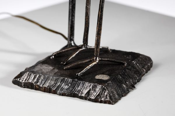 MARSURA SALVINO (n. 1938) : Lampada da tavolo Brutalist  - Asta Asta 378 | DESIGN E ARTI DECORATIVE DEL NOVECENTO - DESIGN Online - Associazione Nazionale - Case d'Asta italiane