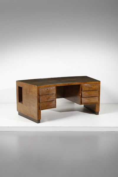 REGGIORI FERDINANDO (1898 - 1976) : Scrivania  - Asta Asta 378 | DESIGN E ARTI DECORATIVE DEL NOVECENTO - DESIGN Online - Associazione Nazionale - Case d'Asta italiane