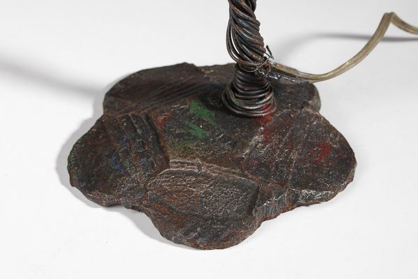 MARSURA SALVINO (n. 1938) : Lampada da tavolo Brutalist  - Asta Asta 378 | DESIGN E ARTI DECORATIVE DEL NOVECENTO - DESIGN Online - Associazione Nazionale - Case d'Asta italiane