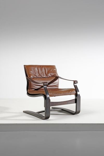 FRIBYTER AKE (1922 - 1998) : Poltrona lounge per Nelo H  - Asta Asta 378 | DESIGN E ARTI DECORATIVE DEL NOVECENTO - DESIGN Online - Associazione Nazionale - Case d'Asta italiane