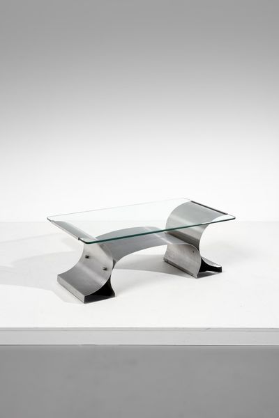 MONNET FRANCOIS : Tavolino da salotto  - Asta Asta 378 | DESIGN E ARTI DECORATIVE DEL NOVECENTO - DESIGN Online - Associazione Nazionale - Case d'Asta italiane