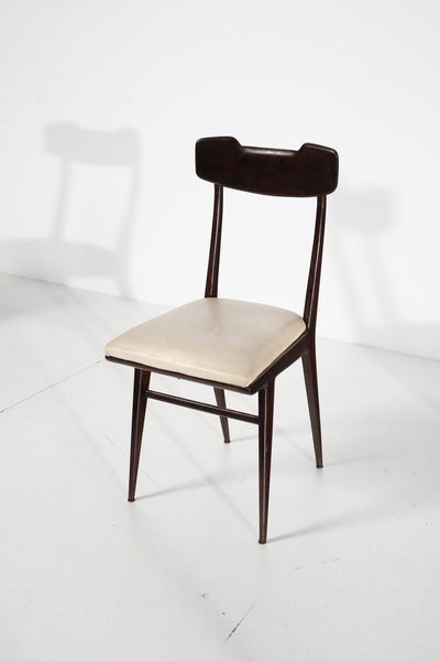 MANIFATTURA ITALIANA : Sei sedie  - Asta Asta 378 | DESIGN E ARTI DECORATIVE DEL NOVECENTO - DESIGN Online - Associazione Nazionale - Case d'Asta italiane