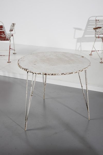 MANIFATTURA ITALIANA : Tavolo e quattro sedie  - Asta Asta 378 | DESIGN E ARTI DECORATIVE DEL NOVECENTO - DESIGN Online - Associazione Nazionale - Case d'Asta italiane