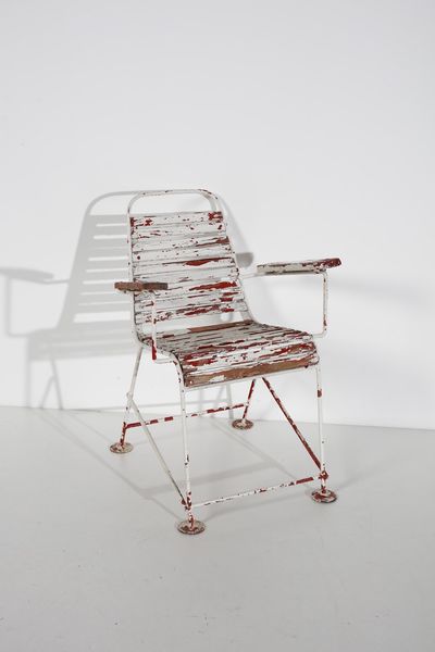 MANIFATTURA ITALIANA : Tavolo e quattro sedie  - Asta Asta 378 | DESIGN E ARTI DECORATIVE DEL NOVECENTO - DESIGN Online - Associazione Nazionale - Case d'Asta italiane