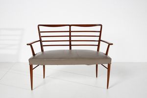 BUFFA PAOLO (1903 - 1970) : attribuito. Divano e tre poltroncine  - Asta Asta 378 | DESIGN E ARTI DECORATIVE DEL NOVECENTO - DESIGN Online - Associazione Nazionale - Case d'Asta italiane