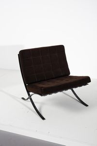 MIES VAN DER ROHE LUDWIG (1886 - 1969) : Poltrona Barcelona per Knoll  - Asta Asta 378 | DESIGN E ARTI DECORATIVE DEL NOVECENTO - DESIGN Online - Associazione Nazionale - Case d'Asta italiane