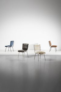 RINALDI GASTONE (1920 - 2006) - Quattro sedie DU24 per Rima