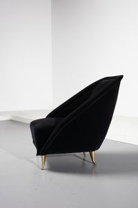 VERONESI GUGLIELMO (n. 1913) : Coppia di poltrone per Isa Bergamo  - Asta Asta 378 | DESIGN E ARTI DECORATIVE DEL NOVECENTO - DESIGN Online - Associazione Nazionale - Case d'Asta italiane