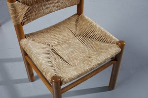 PERRIAND CHARLOTTE  (1903 - 1999) : nello stile di. Quattro sedie  - Asta Asta 378 | DESIGN E ARTI DECORATIVE DEL NOVECENTO - DESIGN Online - Associazione Nazionale - Case d'Asta italiane