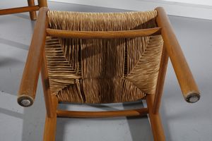 PERRIAND CHARLOTTE  (1903 - 1999) : nello stile di. Quattro sedie  - Asta Asta 378 | DESIGN E ARTI DECORATIVE DEL NOVECENTO - DESIGN Online - Associazione Nazionale - Case d'Asta italiane