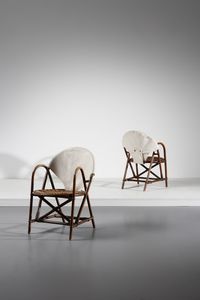 PIERO PALANGE & WERTHER TOFFOLONI - Coppia di sedie per Germa Udine