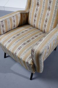 MANIFATTURA ITALIANA : Coppia di poltrone  - Asta Asta 378 | DESIGN E ARTI DECORATIVE DEL NOVECENTO - DESIGN Online - Associazione Nazionale - Case d'Asta italiane