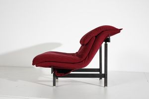 OFFREDI GIOVANNI (n. 1927) : Coppia di poltrone Wave con poggiapiedi per Saporiti  - Asta Asta 378 | DESIGN E ARTI DECORATIVE DEL NOVECENTO - DESIGN Online - Associazione Nazionale - Case d'Asta italiane