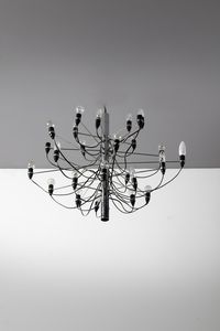 SARFATTI GINO (1912 - 1985) - Lampada a sospensione per Arteluce