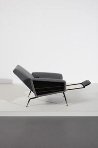 VAN RIJCK GEORGES : Poltrona reclinabile  - Asta Asta 378 | DESIGN E ARTI DECORATIVE DEL NOVECENTO - DESIGN Online - Associazione Nazionale - Case d'Asta italiane