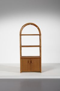 MANIFATTURA ITALIANA : Libreria  - Asta Asta 378 | DESIGN E ARTI DECORATIVE DEL NOVECENTO - DESIGN Online - Associazione Nazionale - Case d'Asta italiane