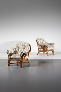 MANIFATTURA ITALIANA : Coppia di poltrone  - Asta Asta 378 | DESIGN E ARTI DECORATIVE DEL NOVECENTO - DESIGN Online - Associazione Nazionale - Case d'Asta italiane