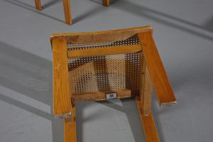 CARACENI ADALBERTO : Otto sedie Arcadia per Tagliabue di Cascina Armata (Co)  - Asta Asta 378 | DESIGN E ARTI DECORATIVE DEL NOVECENTO - DESIGN Online - Associazione Nazionale - Case d'Asta italiane