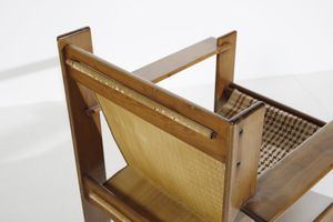 SCARPA AFRA (1937 -2011) & TOBIA (n. 1935) : attribuito. Coppia di poltrone  - Asta Asta 378 | DESIGN E ARTI DECORATIVE DEL NOVECENTO - DESIGN Online - Associazione Nazionale - Case d'Asta italiane