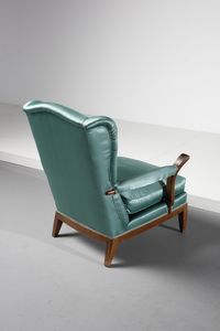 LABO' MARIO (1884 - 1961) : attribuito. Coppia di poltrone  - Asta Asta 378 | DESIGN E ARTI DECORATIVE DEL NOVECENTO - DESIGN Online - Associazione Nazionale - Case d'Asta italiane