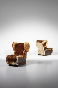 GELLNER EDOARDO (1909 - 2004) - Coppia di poltrone