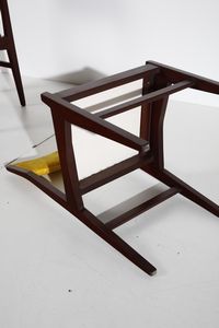 MANIFATTURA ITALIANA : Sei sedie  - Asta Asta 378 | DESIGN E ARTI DECORATIVE DEL NOVECENTO - DESIGN Online - Associazione Nazionale - Case d'Asta italiane