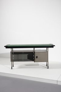 STUDIO BBPR (n. 1932) : Scrivania serie Spazio per Olivetti  - Asta Asta 378 | DESIGN E ARTI DECORATIVE DEL NOVECENTO - DESIGN Online - Associazione Nazionale - Case d'Asta italiane