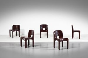 COLOMBO JOE (1930 - 1971) - Cinque sedie 4869 per Kartell